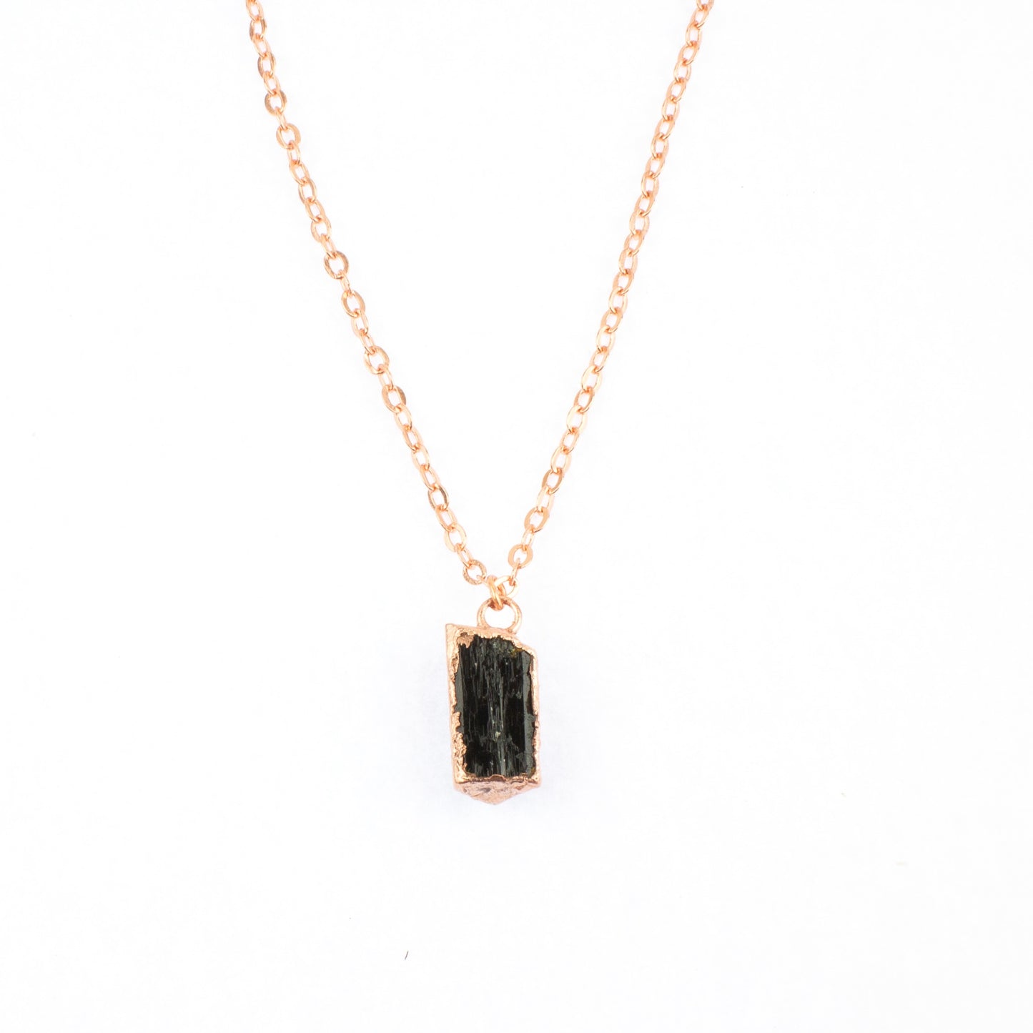 X Large Black Tourmaline Pendant