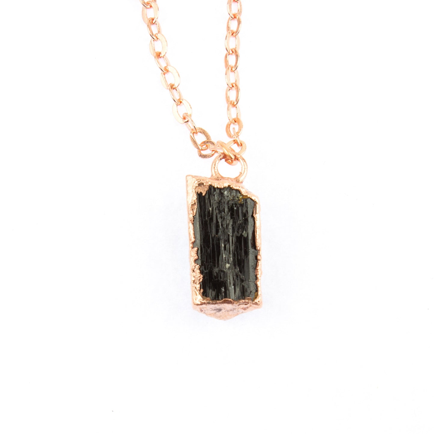 X Large Black Tourmaline Pendant