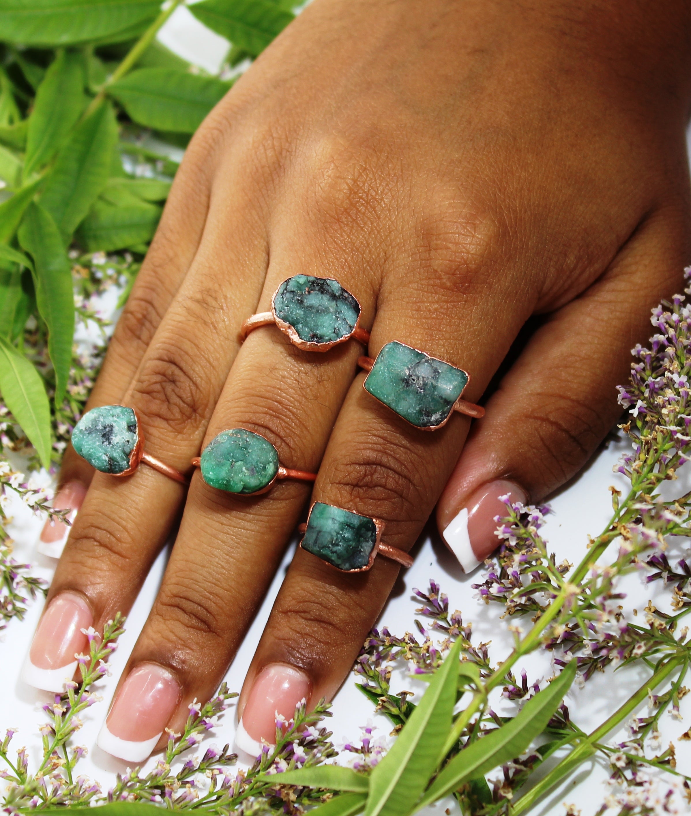 Huge hot sale emerald ring