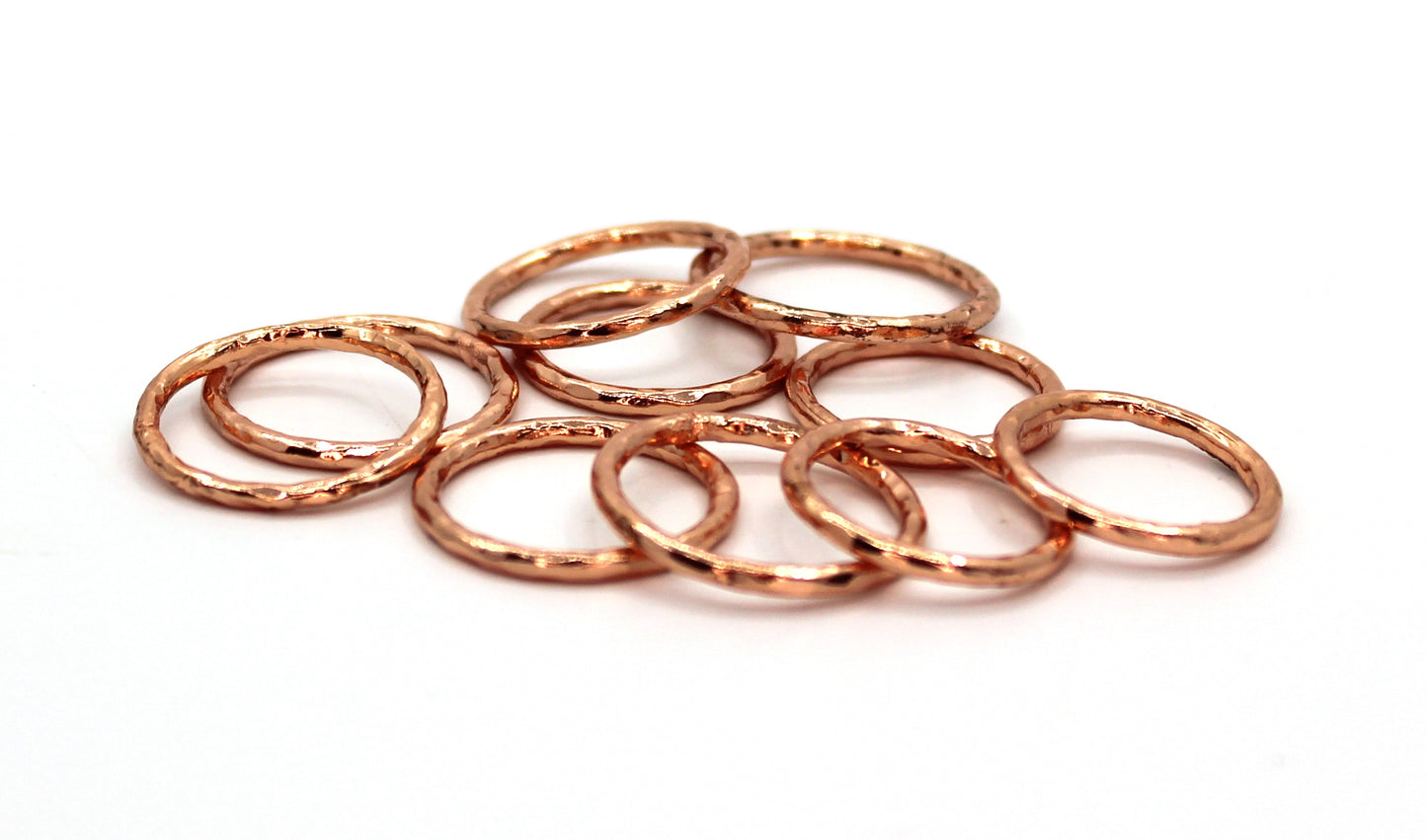 Copper stacking rings