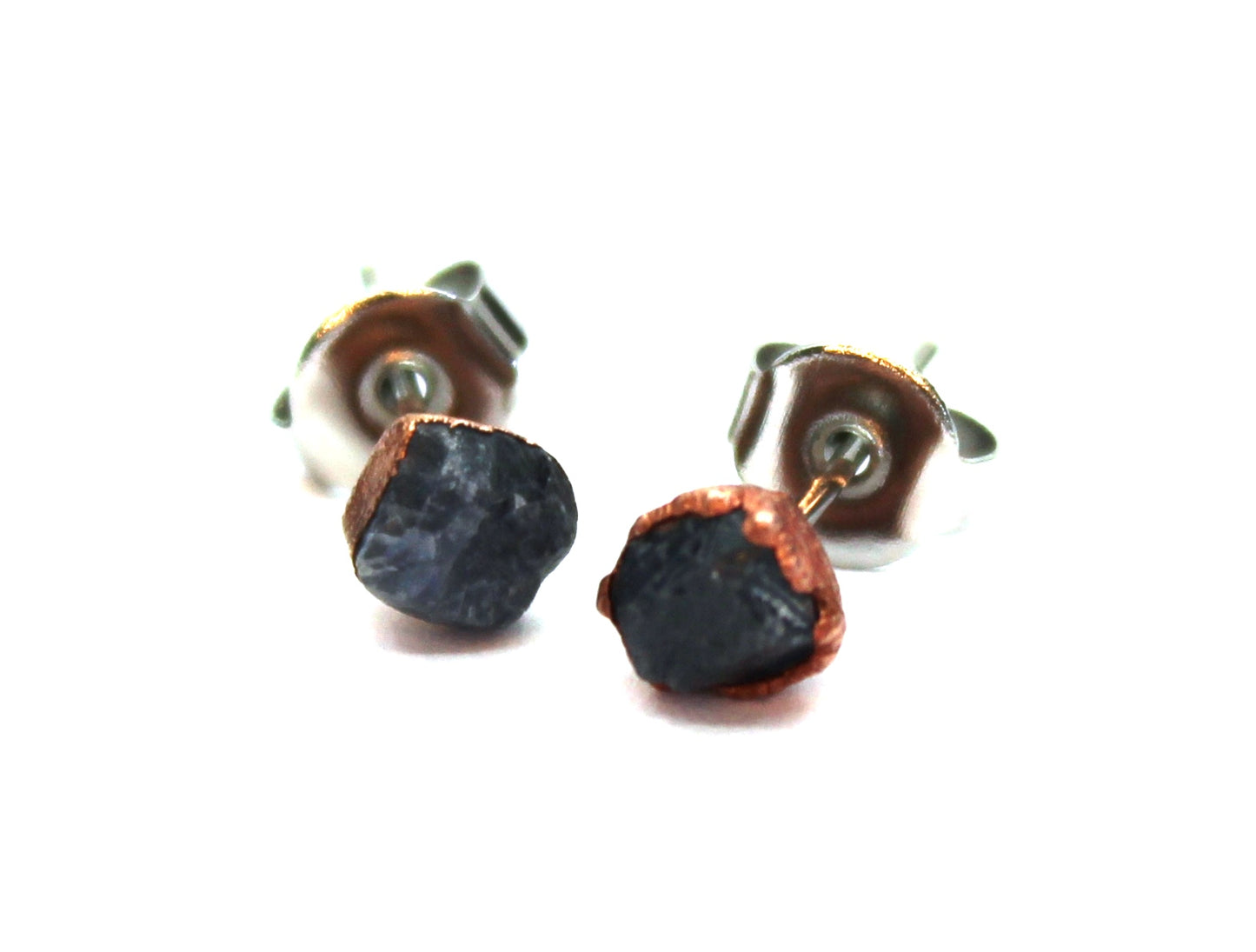 Small Sapphire Stud Earrings (September Birthstone)