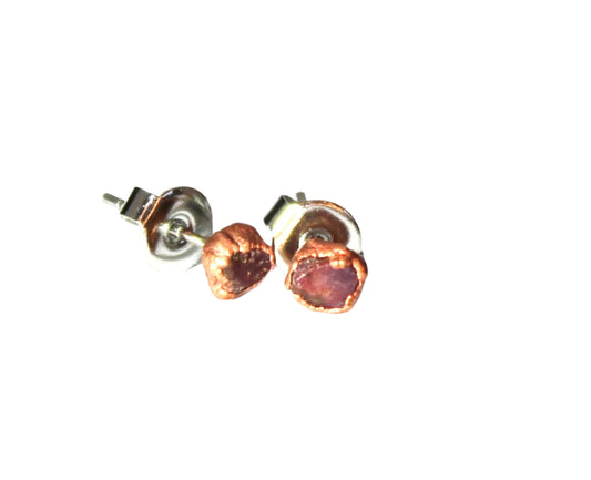 Small Ruby Studs