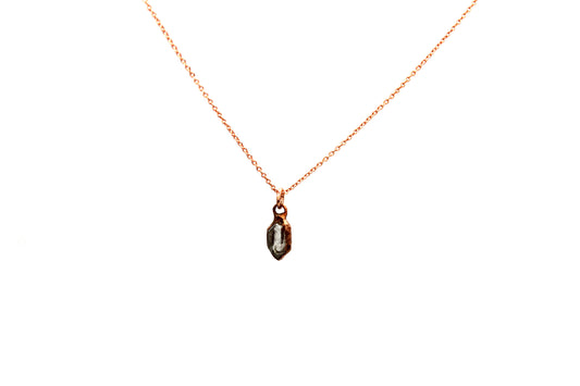 Small Herkimer Diamond Necklace(April birthstone)