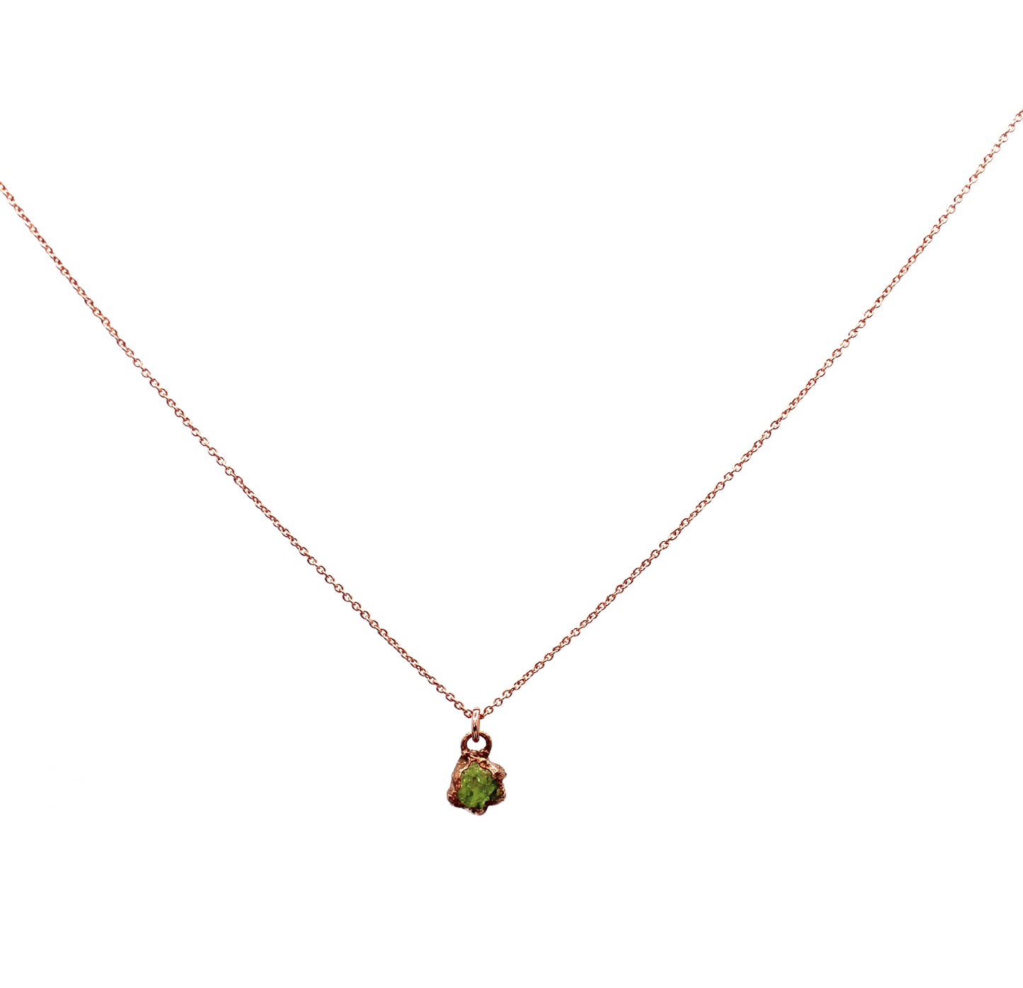 Small Peridot Necklace (August Birthstone)