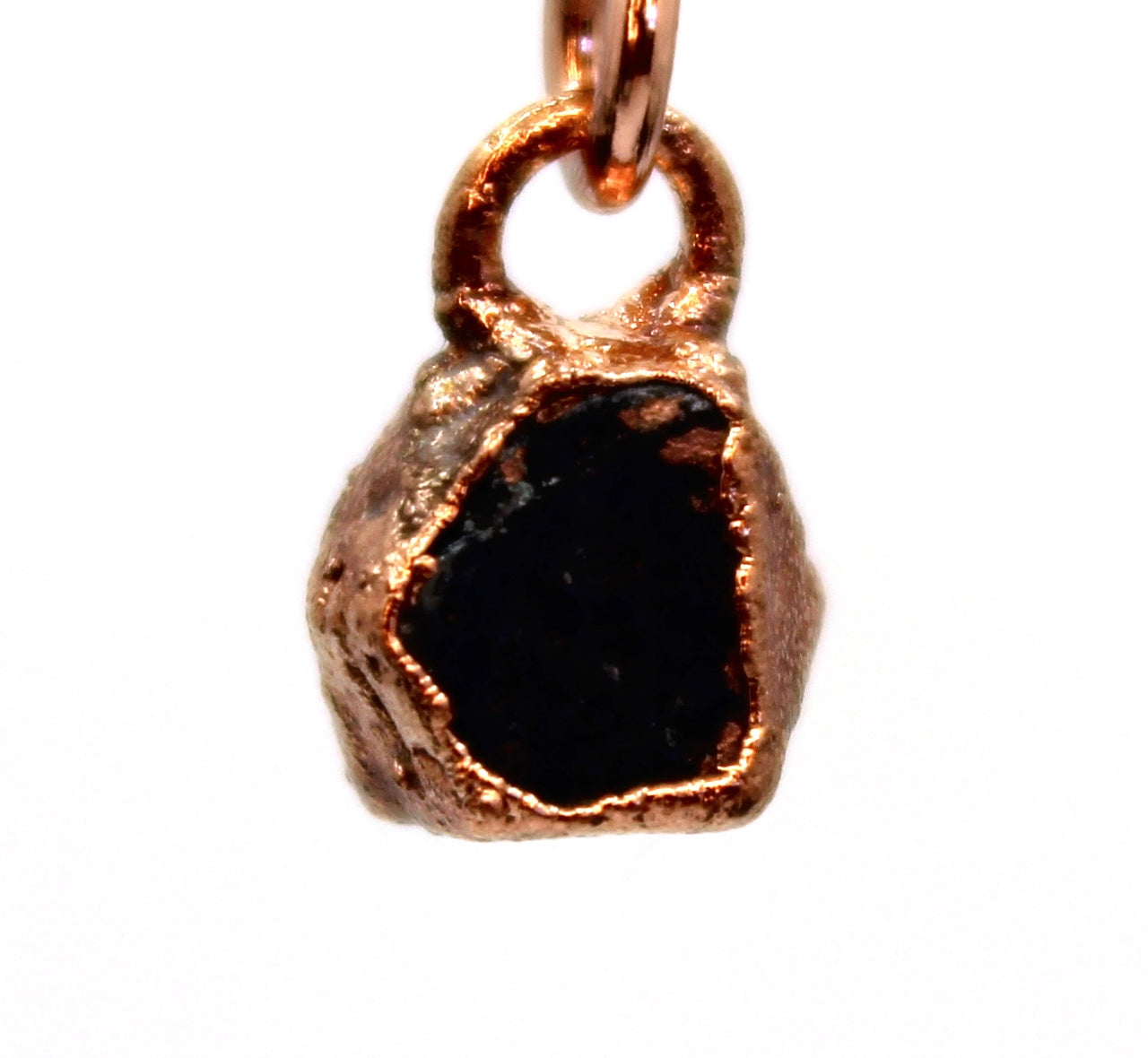 Small Black Tourmaline Necklace (October Birthstone)
