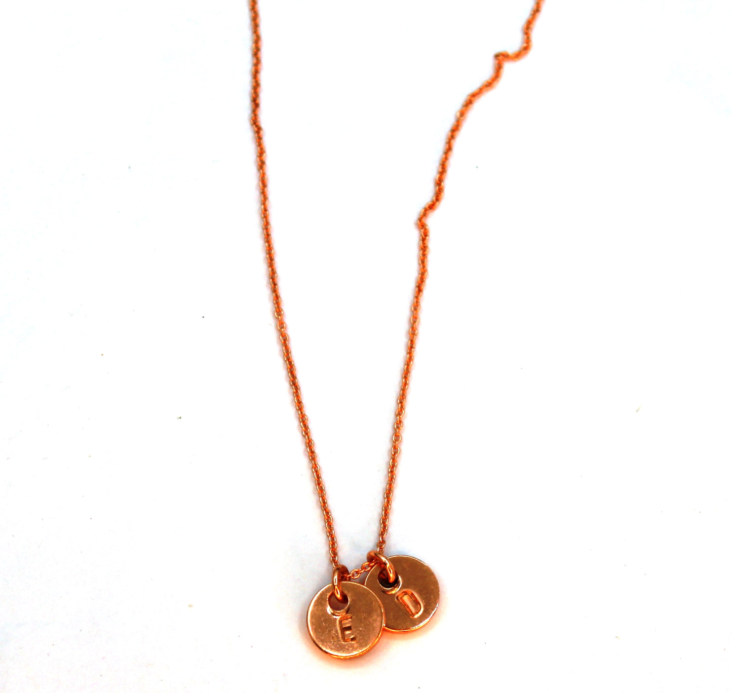 Create-Your-Own Delicate Initial Charm Necklace