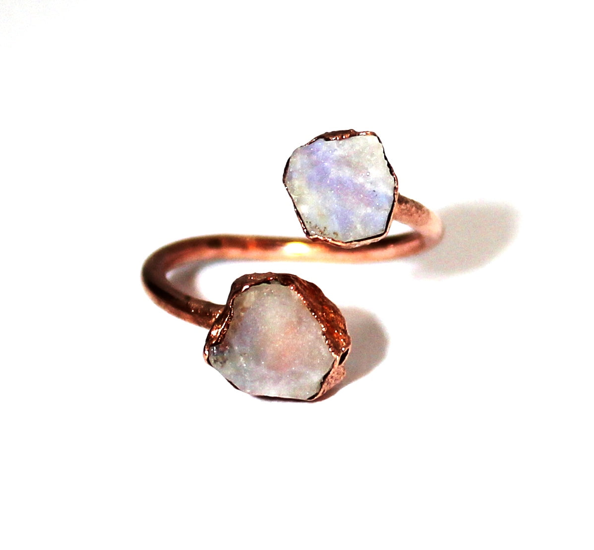 Small Open Moonstone Ring