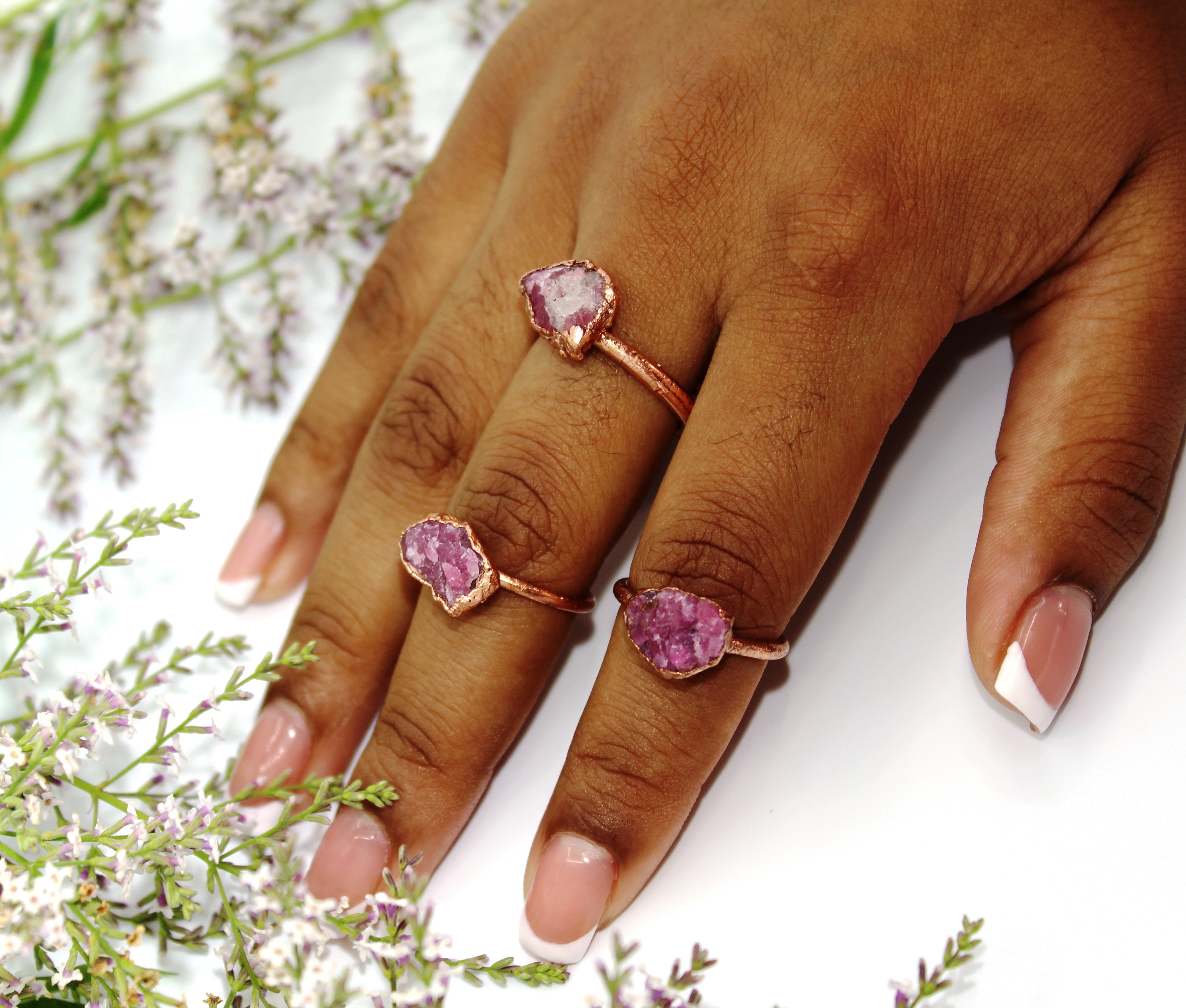 Tourmaline ring store october birthstone ring