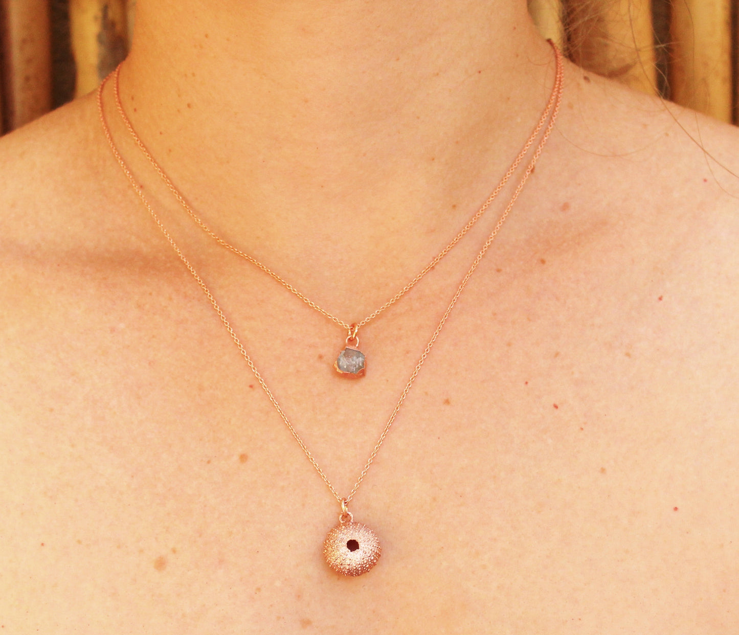 Small Aquamarine Necklace